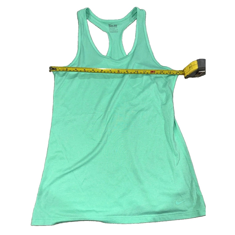 Nike Dri-Fit Women's Racerback Tank Top Size S Mint Green Athletic Workout